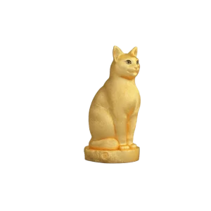 Mèo Đại Cát dát vàng (17.4 cm)