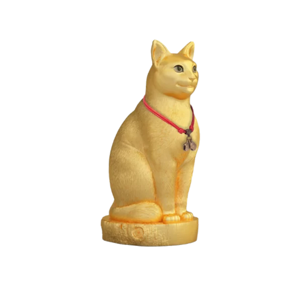 Mèo Đại Cát dát vàng (23.9 cm)