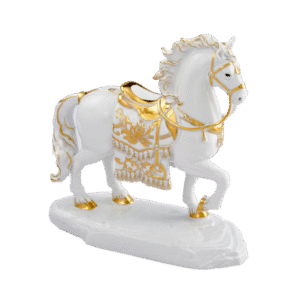 TƯỢNG BẢO MÃ 23.9 CM TRANG TRÍ VÀNG