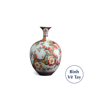 Bình hoa 30 cm - Hoa Đào - Bình Hoa - Trang trí