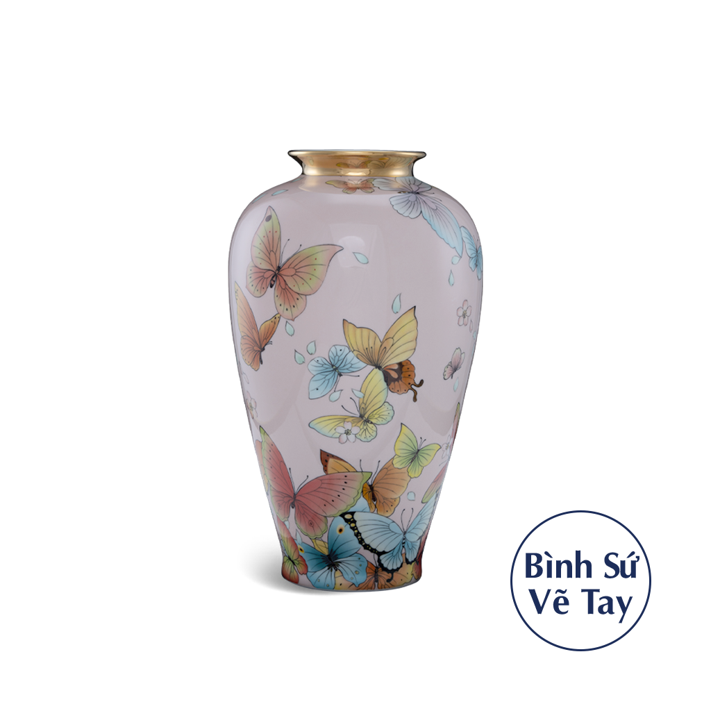 Bình hoa 40 cm - Bướm