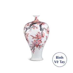 Bình hoa 41 cm - Hoa Đào - Bình Hoa - Trang Trí